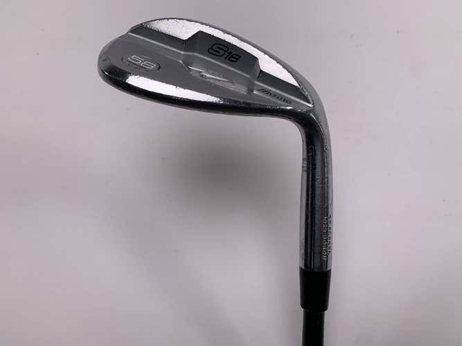 Mizuno S18 White Satin Lob Wedge LW 58* 8 Bounce Project X LZ 4.5 70g Mens RH