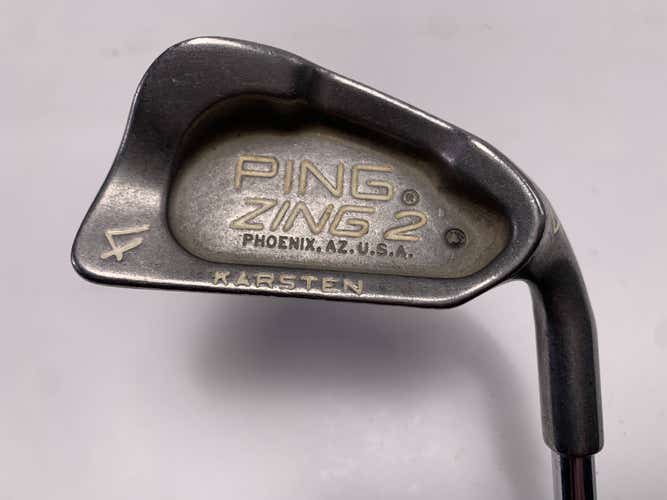 Ping Zing 2 Single 4 Iron Black Dot Karsten JZ Regular Steel Mens RH