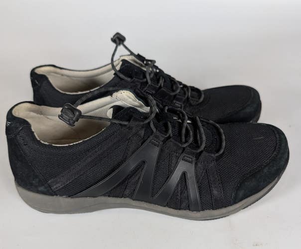 Dansko Henriette 4852-360295 Womens Black Suede Lifetsyle Sneakers Shoe 39 / 8.5