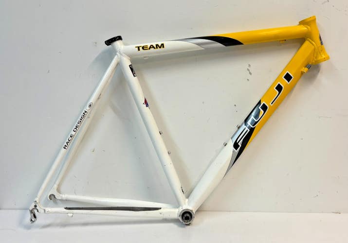 2002 Fuji Team 54cm X Fusion Aluminum Road Bike Frame + Bottom Bracket GREAT