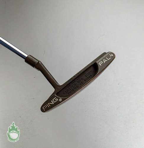 Used Right Handed Ping Karsten Pal 4 Copper 36" Putter Steel Golf Club