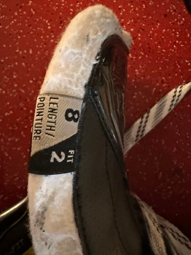 Black 2024 Bauer Supreme M50 Pro Hockey Skates Regular Width 8 (Used)