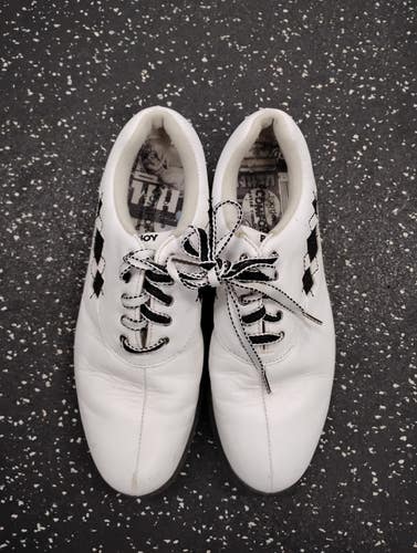Used Foot Joy Mens Golf Shoes White Senior 7 11849-S000045297