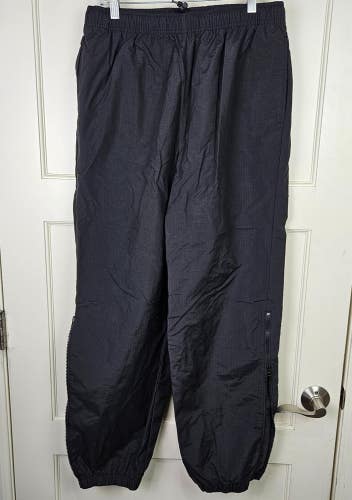 Cabela's Rain Pants Mens Size: M Nylon Drawstring Waterproof Black