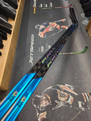 2 PACK | P28M | 82 Flex NEW! Senior Bauer Pulse 2 Left Hand Hockey Stick Pro Stock (New)