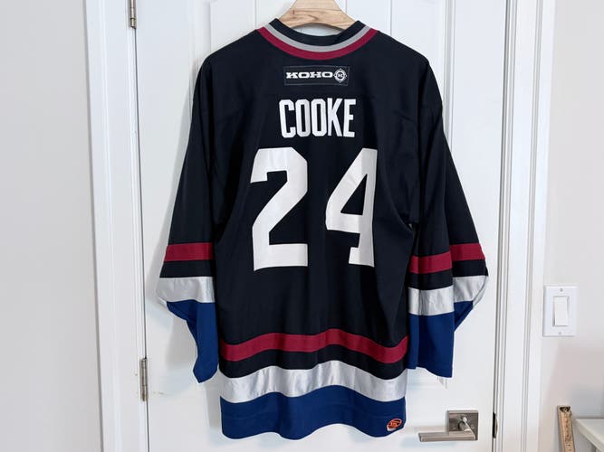 KOHO Vancouver Canucks Matt Cooke Blue West Coast Express Jersey Size XL