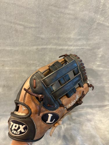 Black Adult Louisville Slugger TPX PRO RH Outfield Baseball Glove 12.5" (Used)