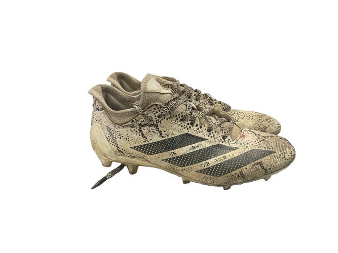 Used Adidas Adult FB Cleats White Senior 9 11859-S000034511