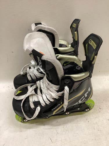 Used CCM Roller Hockey Skates Gold Senior 6 11725-S000509983