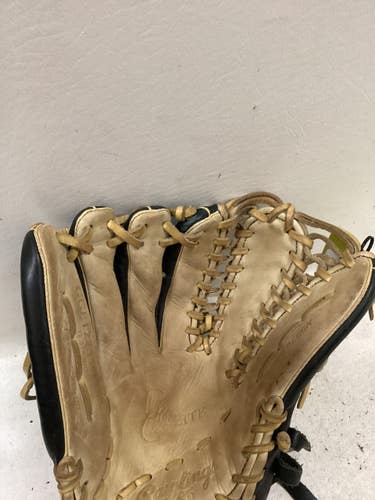 Used Rawlings GGE1275TCBLK BB/SB Glove LH Throw Black And Tan 12 3/4" 11725-S000509995