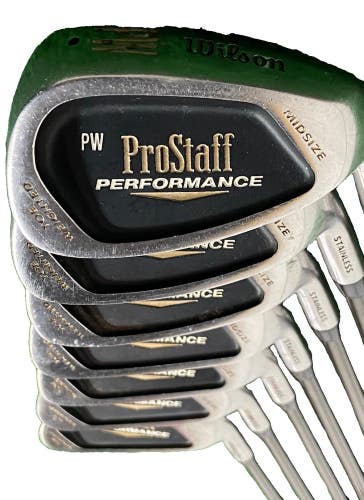 Wilson ProStaff Performance Midsize Iron Set 4-PW RH Regular Graphite 5i 38"