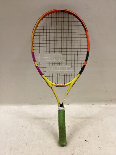Used Babolat NADAL JR 25 Junior Tennis Racquet Yellow 25" 11725-S000510050