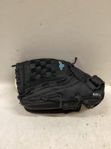 Used Mizuno GSP 1251F2DBK LH Throw Fastpitch Gloves Black 12 1/2" 11725-S000510127
