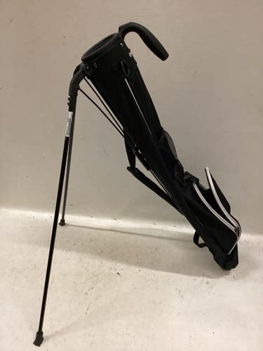 Used LIVSIN GOLF SUNDAY BAG Mens Stand Bag Black 11725-S000510170