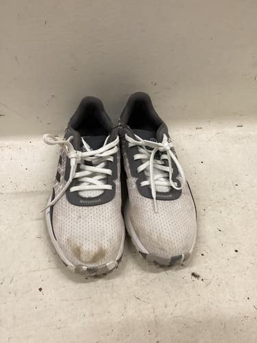 Used Adidas S2G SPIKELESS GOLF SHOES Mens Golf Shoes White And Silver Senior 6.5 11725-S000508063