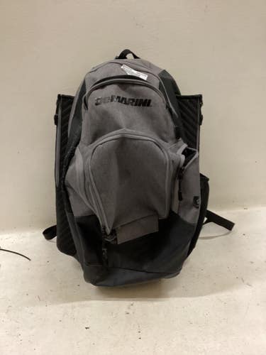 Used Demarini 2 BAT BACKPACK BB/SB Player Backpack Black And Grey 11725-S000508095
