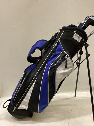 Used Powerbilt LIL SLUGGER Jr Package Set RH Royal Blue 4 Piece 11725-S000509896