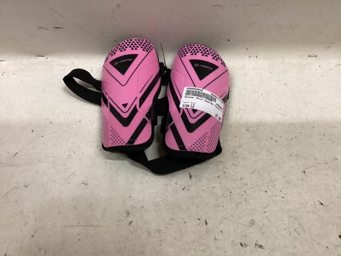 Used Soccer Shin Guards Youth Pink LG 11725-S000508645