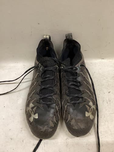 Used Under Armour SPOTLIGHT Adult FB Cleats Black Senior 13 11725-S000510269