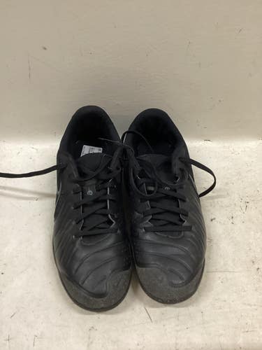 Used Nike TIEMPO LEGEND 10 CLUB TURF Soccer Turf Shoes Black Senior 10.5 11725-S000510288