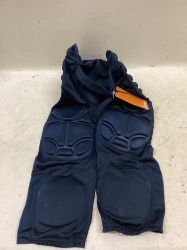 Used Alleson Youth FB Integrated Pants Navy Blue SM 11725-S000510332