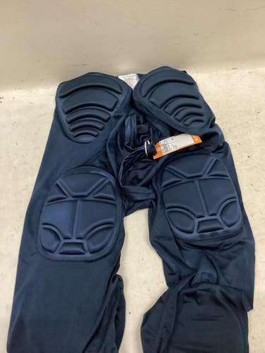 Used Alleson Youth FB Integrated Pants Navy Blue 2X 11725-S000510336