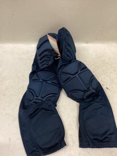 Used Alleson Youth FB Integrated Pants Navy Blue MD 11725-S000510333