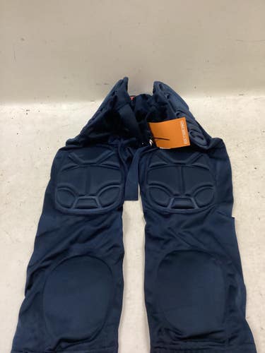 Used Alleson Youth FB Integrated Pants Navy Blue LG 11725-S000510334