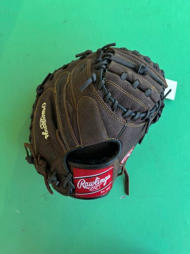 Black Rawlings Player Preferred RH Catcher's Baseball Glove 33"