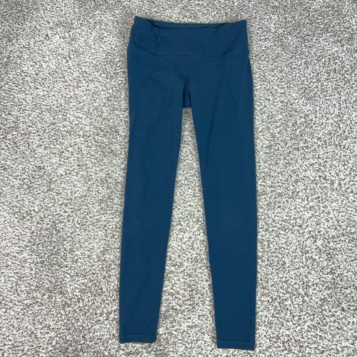 Prana Pants Womens Small Blue Ankle Leggings Yoga Gym Workout Running Hiking