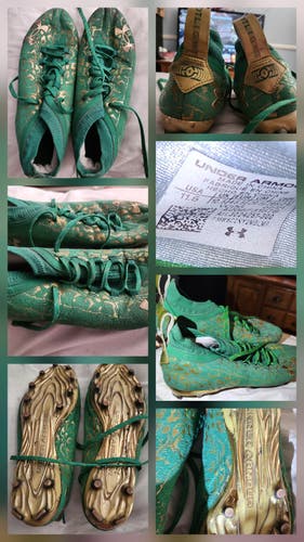 Men's Size M 11.5 (W 12.5) Under Armour Low Top Molded Cleats (Used)