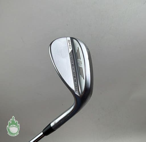 Used Titleist Vokey SM8 S Grind Chrome Wedge 60*-10 Wedge Flex Steel Golf Club