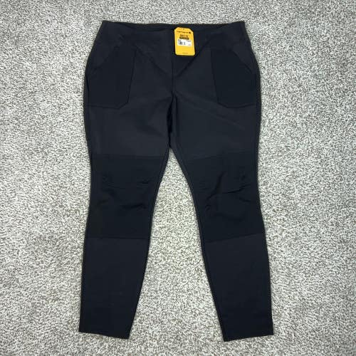 Carhartt Womens Leggings XXL Black Fitted Midweight Utility Workwear Ankle Gorp