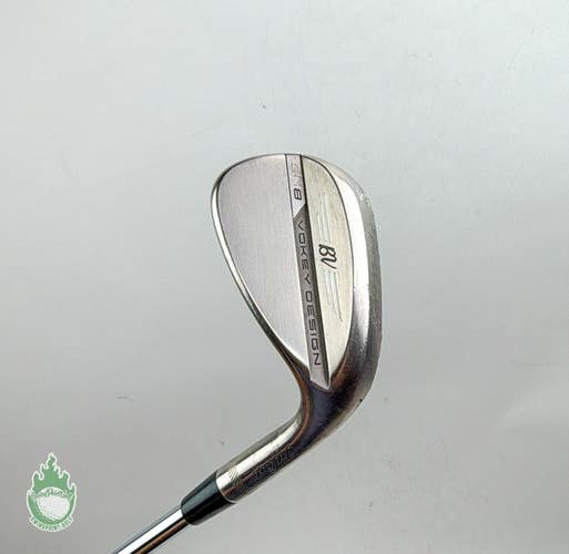 Used Titleist Vokey SM8 S Grind Chrome Wedge 54*-10 Wedge Flex Steel Golf Club
