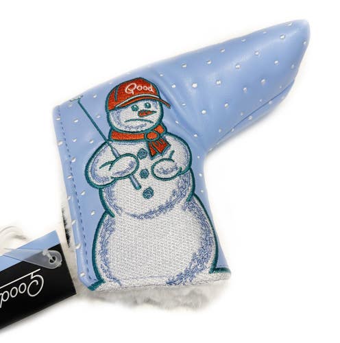 NEW Good Good Golf Snowman Blade Putter Headcover