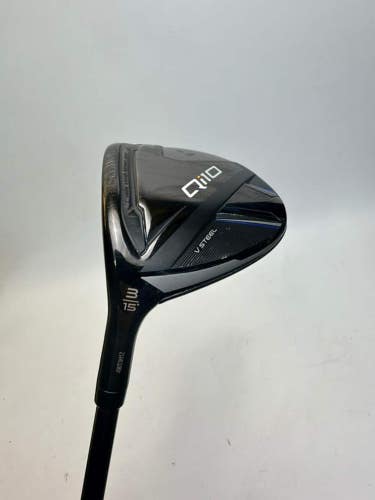 TaylorMade Qi10 3 Wood 15 LH Fujikura Ventus TR FW 6 S Stiff