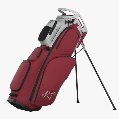 NEW 2026 Callaway Golf Fairway 14 Silver/Cardinal Stand Golf Bag