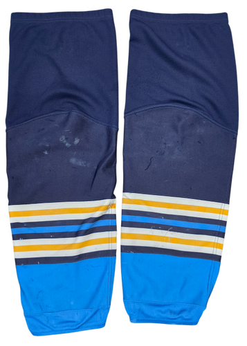 CCM EDGE CUSTOM HOCKEY SOCKS SPRINGFIELD THUNDERBIRDS NAVY PRO STOCK (16013)