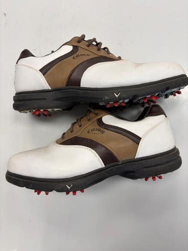 Used Callaway Mens Golf Shoes White Senior 10.5 11860-S000317324
