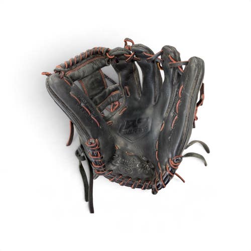 Used Rawlings R9YPT2-2B BB/SB Glove RH Throw Black 11 1/4" 11735-S000370582