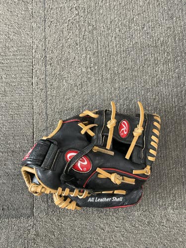 Used Rawlings HIGHLIGHT SERIES BB/SB Glove RH Throw Black 10 1/2" 11614-S000245993