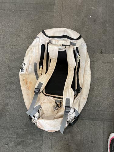 Used Rawlings BACKPACK/DUFFLE BAG BB/SB Player Backpack White 11614-S000246027