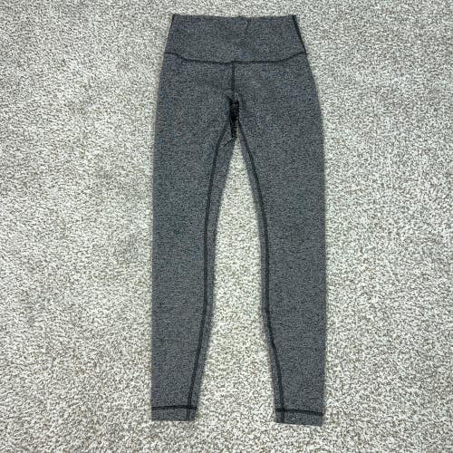 Lululemon Pants Women 6 Gray Wunder Under Train High Rise Yoga Leggings Athletic