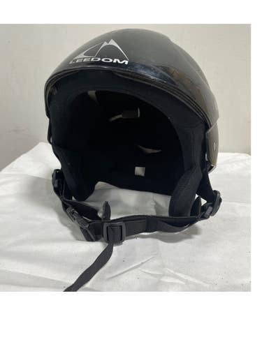 Used Leedom Snowsport Helmet Youth Black Sm 11735-s000344731