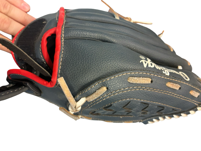 Used Rawlings PLAYER SERIES 11 1/2 BB/SB Glove RH Throw Navy Blue 11 1/2" 11682-S000140844