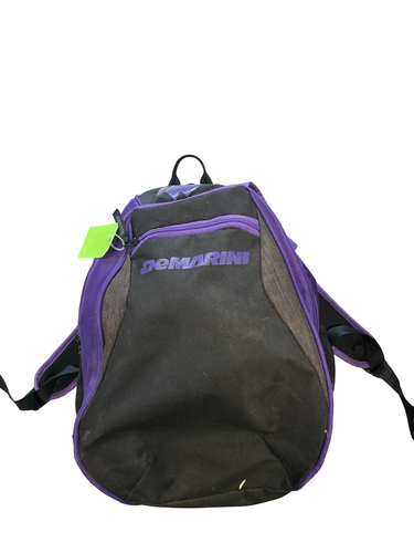 Used Demarini BACK PACK BB/SB Player Backpack Purple 11682-S000140838