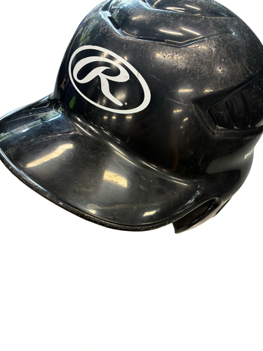 Used Rawlings BATTING HELMET Batting Helmet No Mask Black MD 11682-S000140840