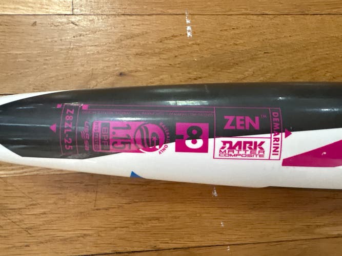 2025 DeMarini Zen Composite USSSA Certified Bat (-8) 23 oz 31" (Used)