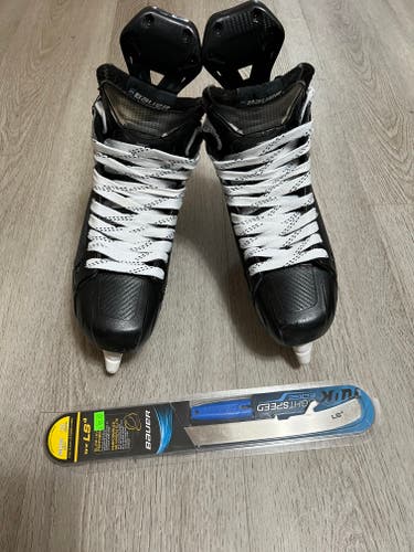 Bauer Supreme Mach Hockey Skates Regular Width Fit 2 Pro Stock 9 Mint Condition