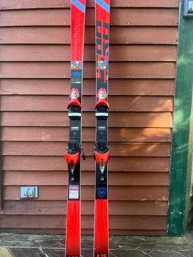 Women's 2023 Rossignol 182 cm Racing Hero Athlete GS Skis With Bindings Max Din 15 (Used)